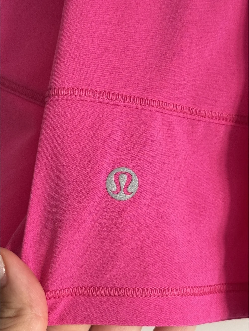 Lululemon Pace Rival Mid-Rise Skirt Pink Highlight Tennis Running Golf Skort 8